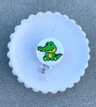 Load image into Gallery viewer, Crocodile Badge Reel