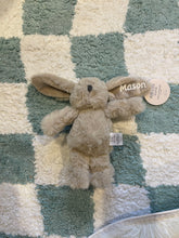 Load image into Gallery viewer, Personalised plush bunny teddy