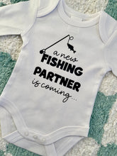 Load image into Gallery viewer, Fishing partner baby onesie