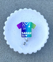 Load image into Gallery viewer, Scrub Top Badge Reel