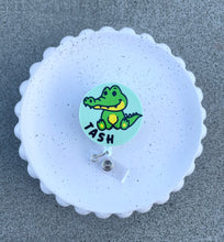 Load image into Gallery viewer, Crocodile Badge Reel