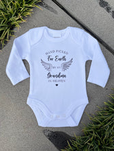 Load image into Gallery viewer, Hand picked for Earth baby onesie