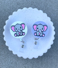 Load image into Gallery viewer, Elephant Badge Reel