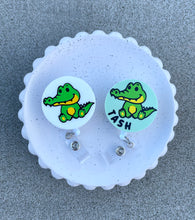 Load image into Gallery viewer, Crocodile Badge Reel