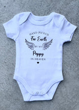 Load image into Gallery viewer, Hand picked for Earth baby onesie