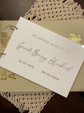 Load image into Gallery viewer, Guest Book - In Loving Memory
