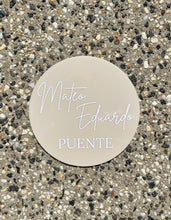 Load image into Gallery viewer, Baby's name personalised plaque