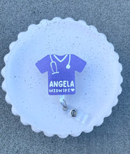 Load image into Gallery viewer, Scrub Top Badge Reel