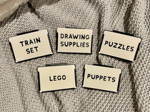 Load image into Gallery viewer, Metal Clip Basket Labels