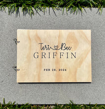 Load image into Gallery viewer, Wedding Guest Book - Love heart Design