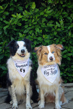 Load image into Gallery viewer, Dog bandana - baby announcement