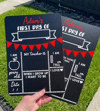 Load image into Gallery viewer, First and last day of school board set