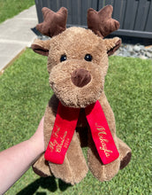 Load image into Gallery viewer, First Christmas plush Reindeer