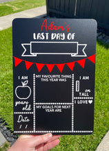 Load image into Gallery viewer, Last day of school board