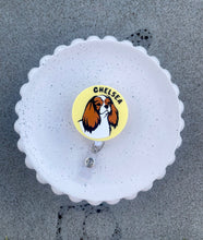 Load image into Gallery viewer, Dog Badge Reel - King Charles