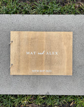 Load image into Gallery viewer, Wedding Guest Book - Minimalist Design