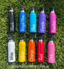 Load image into Gallery viewer, Personalised Stainless Steel Bottle
