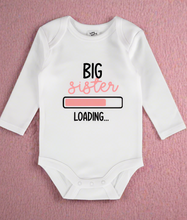 Load image into Gallery viewer, Big brother / sister loading baby onesie