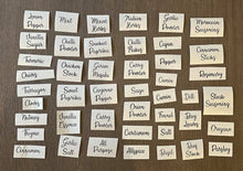 Load image into Gallery viewer, Pre-Selected 30 Spice/Herb Labels