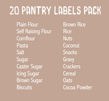 Load image into Gallery viewer, Pre-Selected 20 Pantry Labels