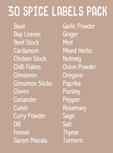Load image into Gallery viewer, Pre-Selected 30 Spice/Herb Labels