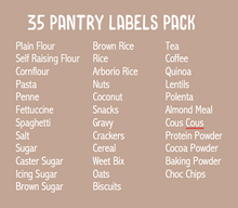 Load image into Gallery viewer, Pre-Selected 35 Pantry Labels