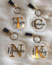 Load image into Gallery viewer, Acrylic Circle Keyring