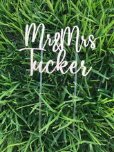 Load image into Gallery viewer, Mr & Mrs Cake Topper