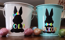 Load image into Gallery viewer, Easter Bucket - Silhouette Bunny Personalised