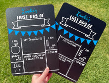 Load image into Gallery viewer, First and last day of school board set