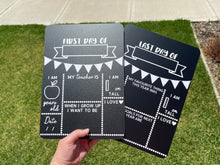 Load image into Gallery viewer, First and last day of school board set