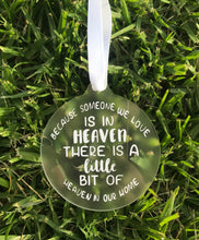 Load image into Gallery viewer, Acrylic heaven Christmas bauble