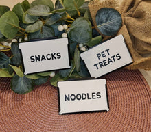 Load image into Gallery viewer, Metal Clip Basket Labels