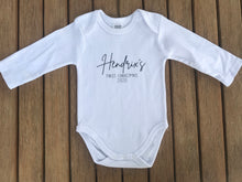 Load image into Gallery viewer, Personalised First Christmas baby onesie