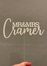 Load image into Gallery viewer, Mr & Mrs Cake Topper