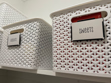 Load image into Gallery viewer, Metal Clip Basket Labels