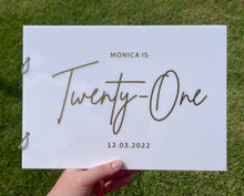 Load image into Gallery viewer, Twenty-One Guest Book