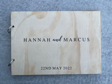Load image into Gallery viewer, Wedding Guest Book - Minimalist Design