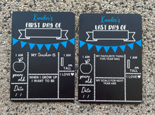 Load image into Gallery viewer, First and last day of school board set