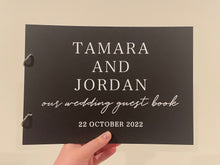 Load image into Gallery viewer, Wedding Guest Book - Modern Design