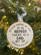 Load image into Gallery viewer, Acrylic heaven Christmas bauble