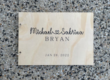 Load image into Gallery viewer, Wedding Guest Book - Love heart Design