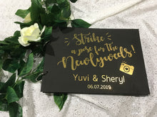 Load image into Gallery viewer, Wedding Guest Book - Newlyweds Design