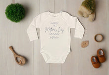 Load image into Gallery viewer, Happy First Mother&#39;s Day Mummy baby onesie
