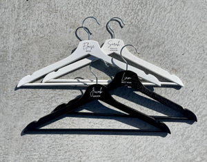 Personalised coat hanger