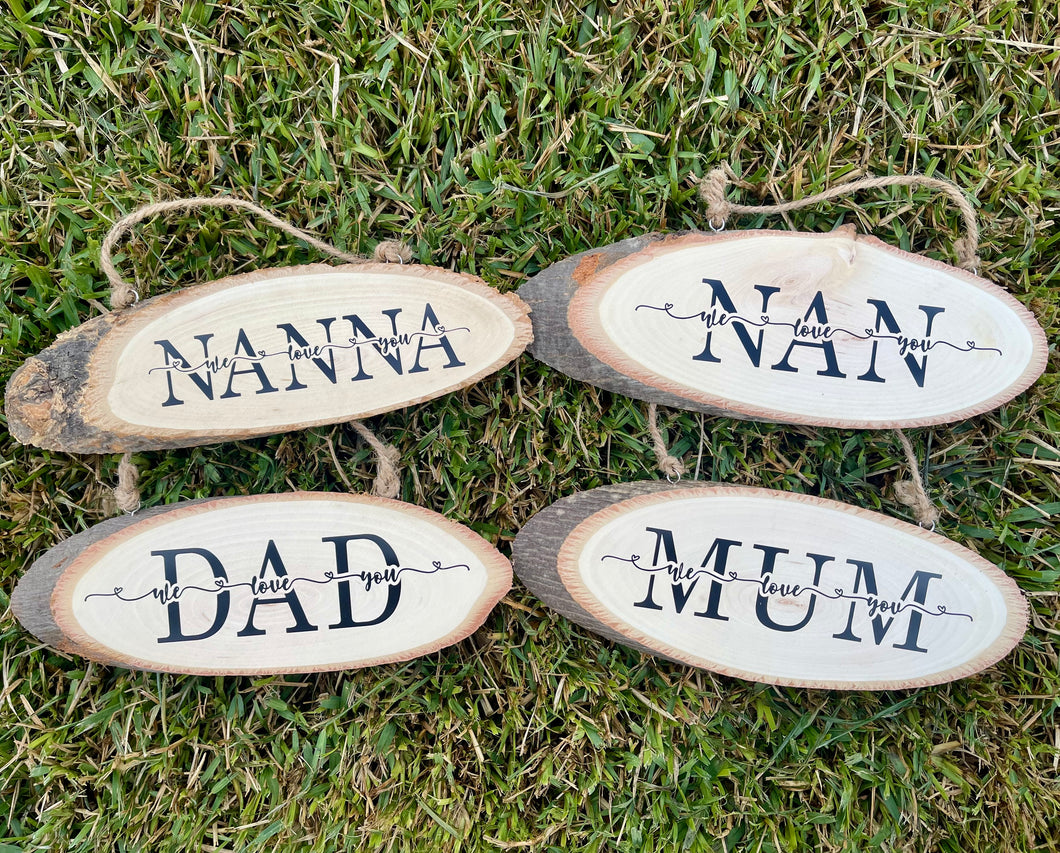 Personalised Decorative Wooden Sign