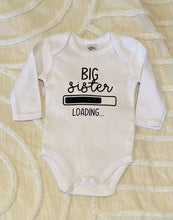 Load image into Gallery viewer, Big brother / sister loading baby onesie
