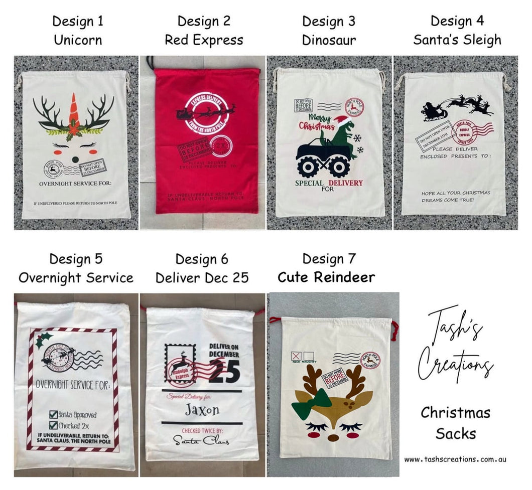 Christmas Santa Sacks