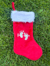 Load image into Gallery viewer, Personalised Christmas Stocking - Baby Feet
