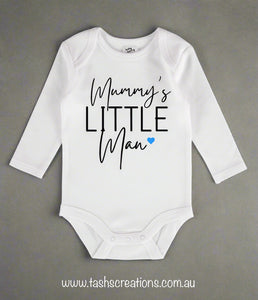 Mummy's little Man 🩵 Baby Onesie